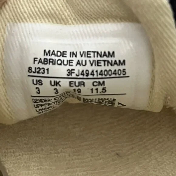 Baby Chuck Taylor All Star Cribster Canvas Black/White Size 3 - Picture 7 of 7